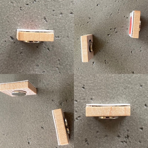 Glassybaby Christmas Magnet Set of 12 - Picture 4 of 4